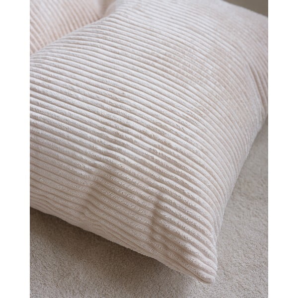 Krémszínű kordbársony gyerek babzsákfotel Big Lounger – Wigiwama-image-2