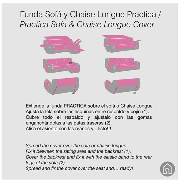 Krémszínű fotel huzat 55 cm Urban – Casa Selección-image-4