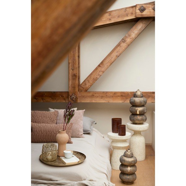 Terrazzo cement kerek tárolóasztal ø 32 cm Sella – Light & Living-image-3