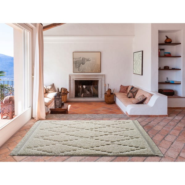 Kai Geo bézs szőnyeg, 57 x 115 cm - Universal-image-1