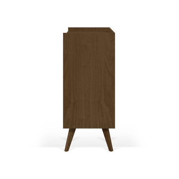 Sötétbarna komód tömörfa lábakkal, 125 x 110 cm Mara - TemaHome-image-1