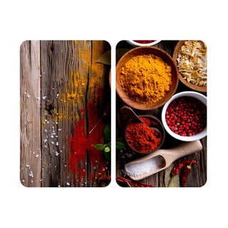 Spices 2 db tűzhelyvédő üveglap, 52 x 30 cm - Wenko
