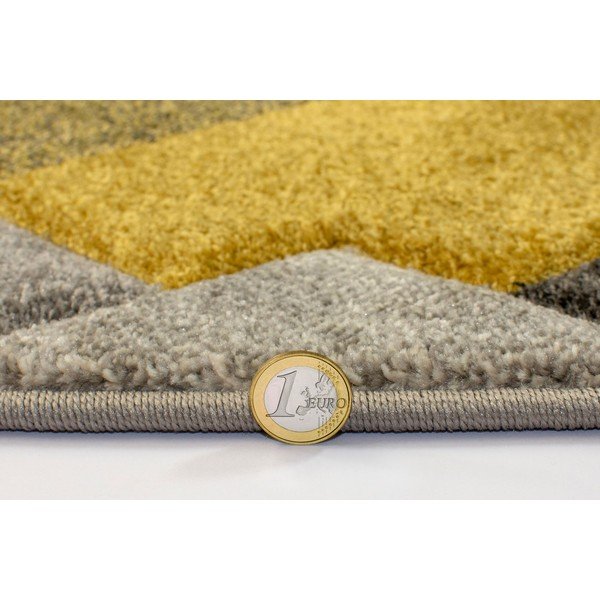 Sárga-szürke futószőnyeg 80x230 cm Nimbus – Flair Rugs-image-2