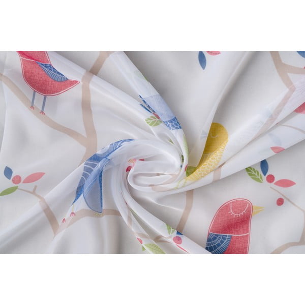 Átlátszó gyerek függöny 140x245 cm Owl - Mendola Fabrics-image-3