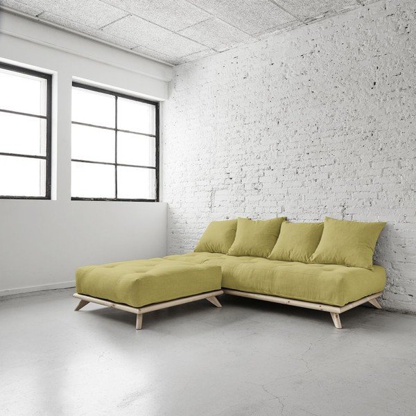 Senza Natural/Avocado Green kanapé - Karup-image-3