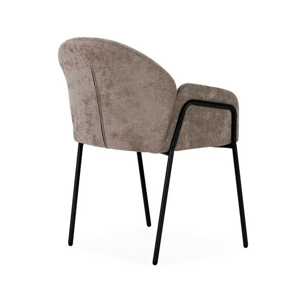 Barackszínű kárpitozott étkezőfotel szett 2 db-os Aslin – MOME-image-3