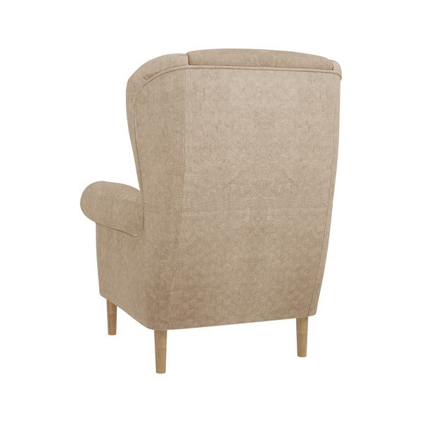 Világosbarna füles fotel Swan – Ropez-image-2