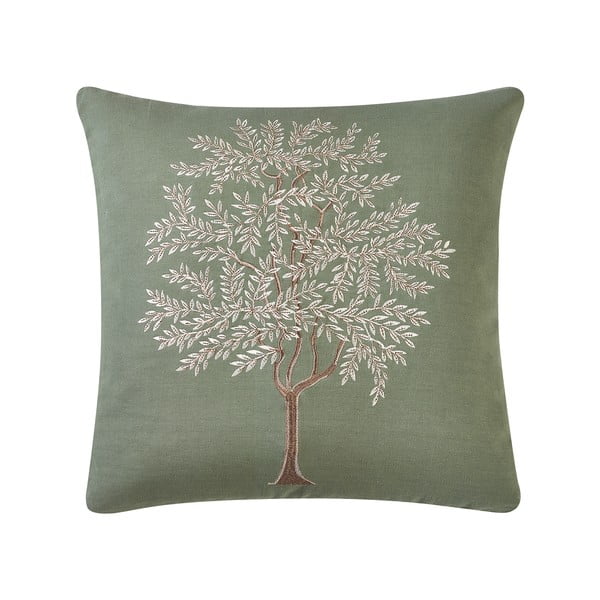 Pamut díszpárna 45x45 cm Woodland Trees Embroidered – Catherine Lansfield