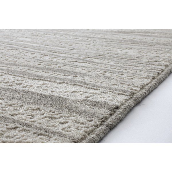 Világosszürke gyapjú szőnyeg 200x300 cm Tejat – Agnella-image-1