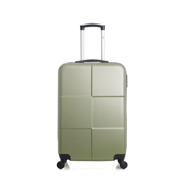 Coronado zöld gurulós bőrönd, 36 l - Hero