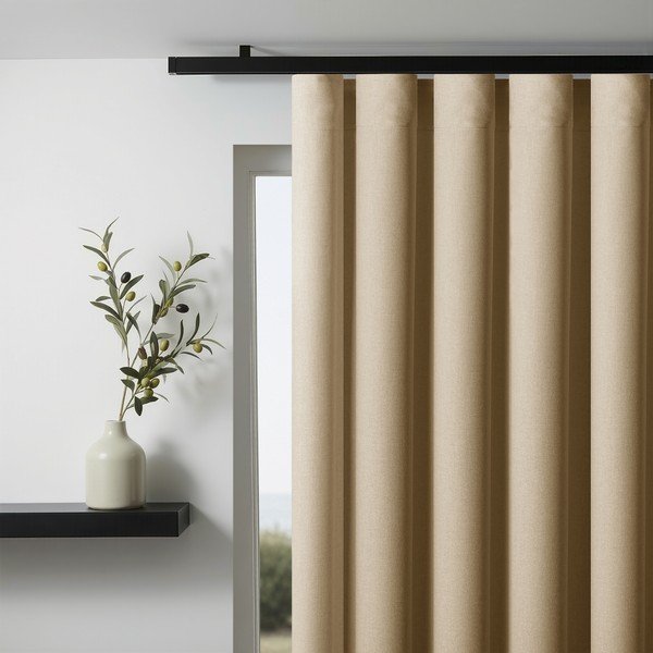 Bézs dimout (részleges sötétítő) függöny 140x250 cm Calisto – Filumi-image-1