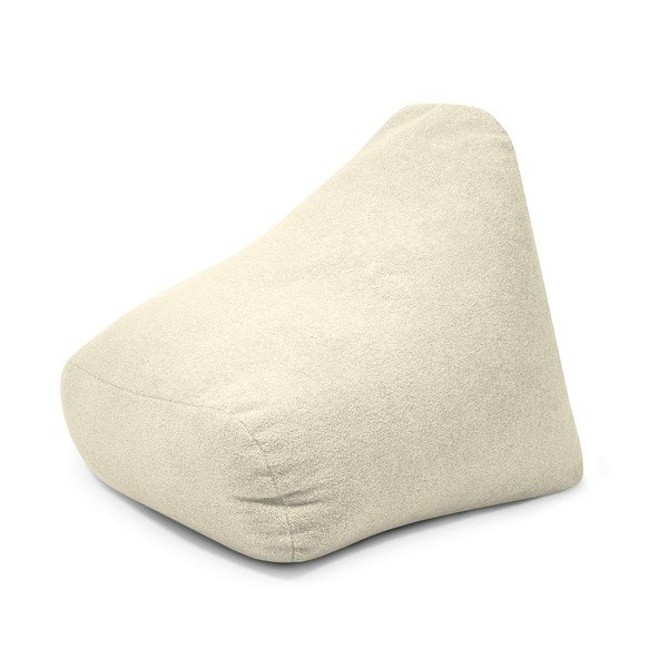 Krémszínű buklé gyerek babzsákfotel Snug 80 – SLOWDOWN