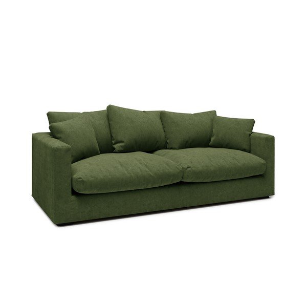 Sötétzöld kanapé 220 cm Comfy – Scandic-image-1