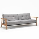 Frej szürke kinyitható kanapé, karfával - Innovation