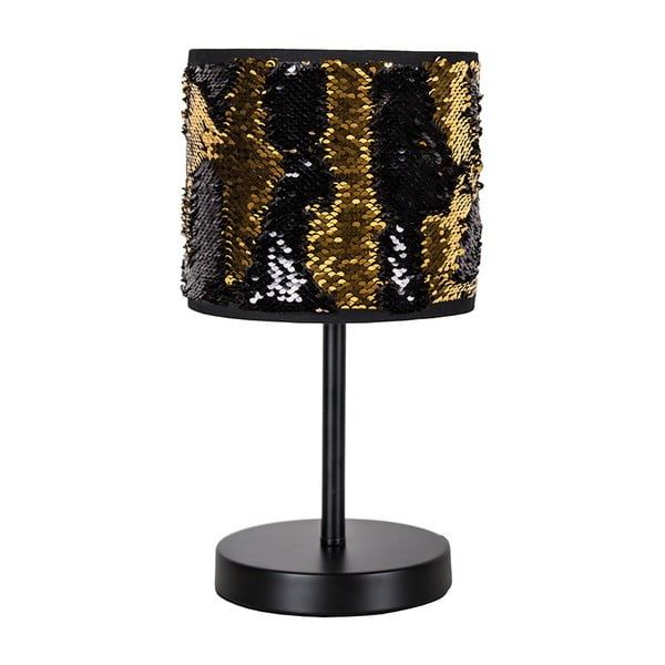 Bling fekete és aranyszínű asztali lámpa, ø 18 cm - Globen Lighting