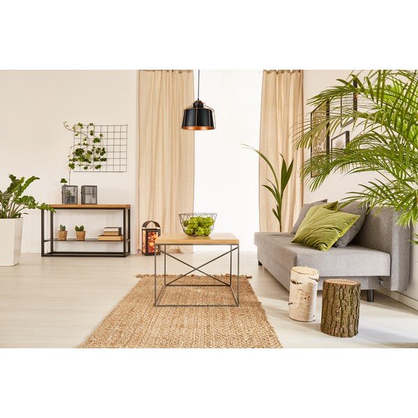 Fekete függőlámpa fém búrával ø 32 cm Goa – GTV-image-1