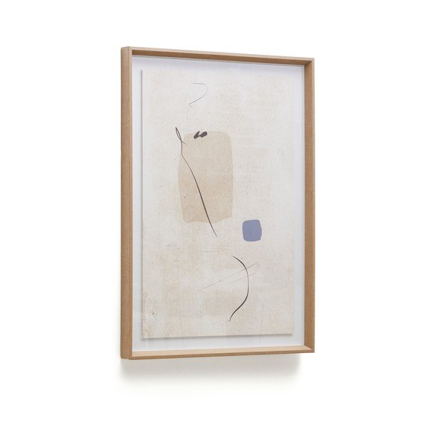 Kézzel festett keretezett-vászon kép 50x70 cm Sormi – Kave Home