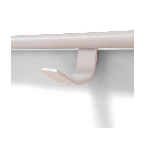 Szürkésbarna acél fali fogas polccal 60 cm Rex – Spinder Design-image-4