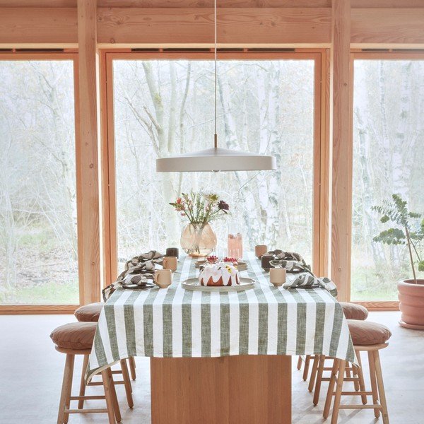 Bio pamut asztalterítő 140x260 cm Striped – OYOY Living Design-image-1