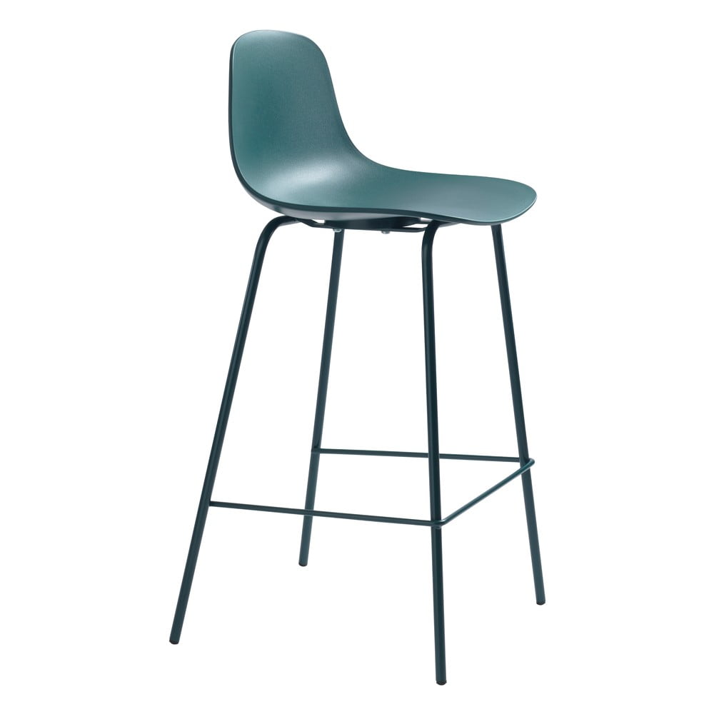 Petróleum színű műanyag bárszék (ülésmagasság 67,5 cm) Whitby  Unique Furniture