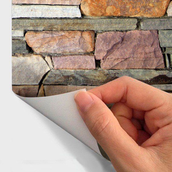 Wall Materials Stones from The Esterel falmatrica, 40 x 40 cm - Ambiance-image-2