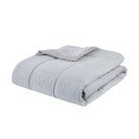 Világosszürke mikroplüss steppelt ágytakaró franciaágyra 200x220 cm Cosy Cord – Catherine Lansfield