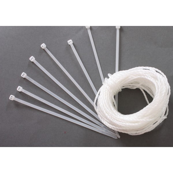 Fehér műanyag belátásgátló erkélyre 300x90 cm - Garden Pleasure-image-2