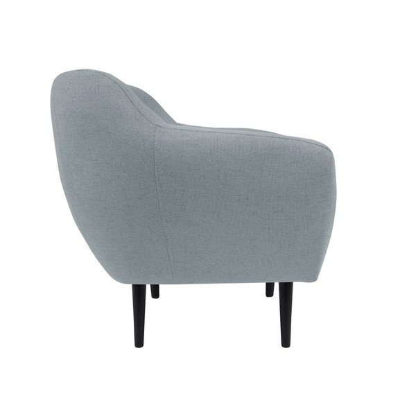 Piemont világoskék fotel barna lábakkal - Mazzini Sofas-image-2