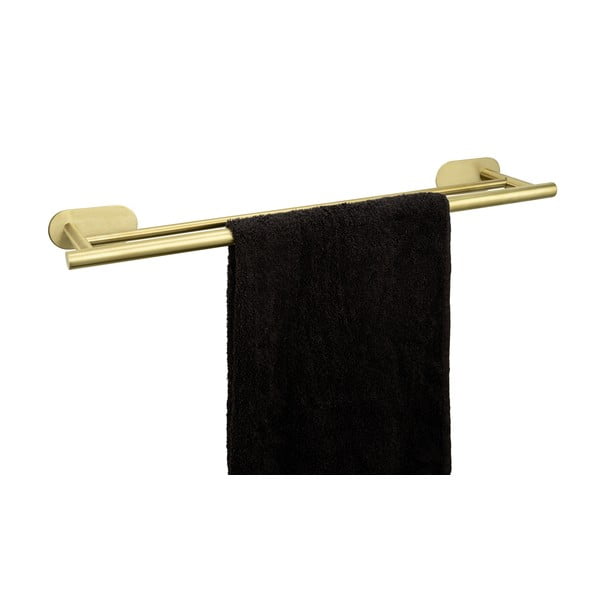 Öntapadós rozsdamentes acél törölközőtartó Orea Gold – Wenko-image-2