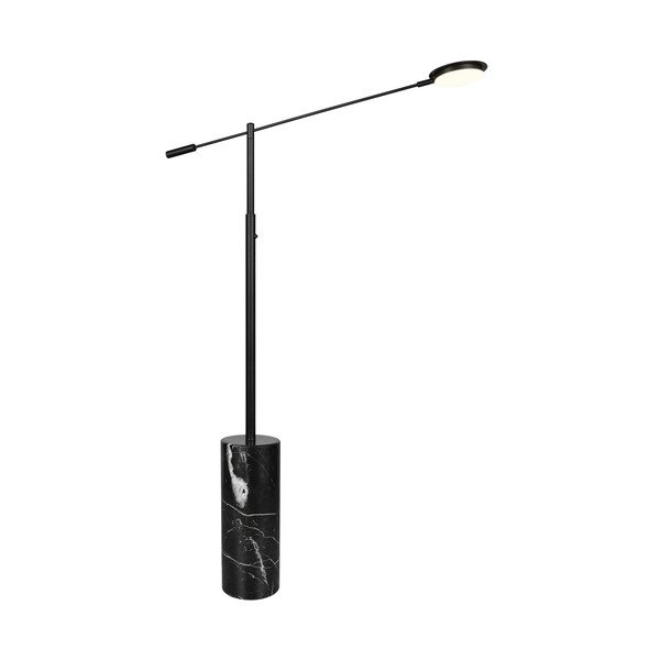 Fekete LED állólámpa (magasság 145 cm) Fiore – Trio Select