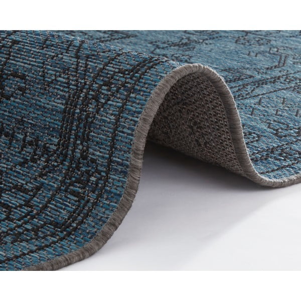 Tyros sötétkék kültéri szőnyeg, 70 x 200 cm - NORTHRUGS-image-1