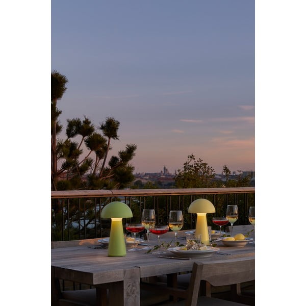 Zöld LED asztali lámpa távirányítóval (magasság 28 cm) Sam – Sirius-image-3