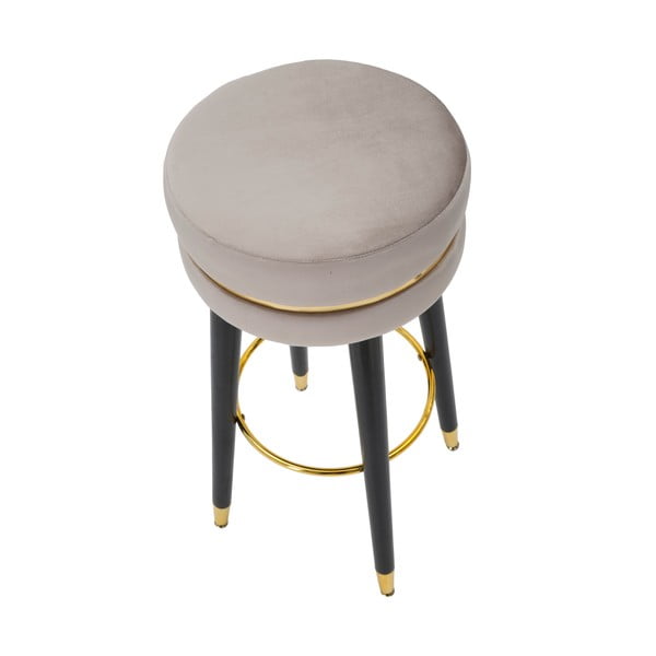 Világosszürke kárpitozott bárszék (ülésmagasság 74 cm) Paris – Mauro Ferretti-image-2