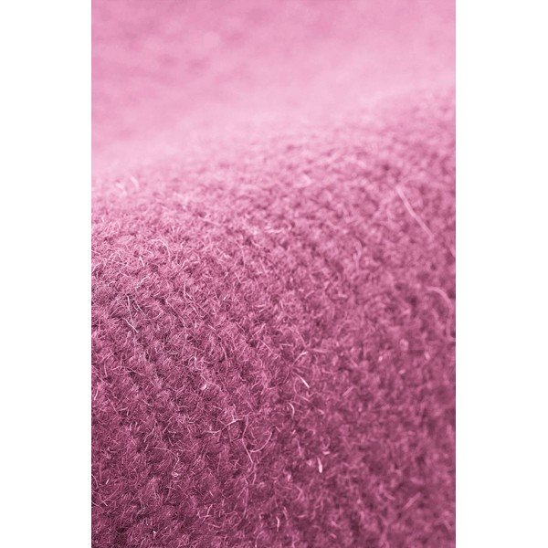 Rózsaszín kézi szövésű gyapjúkeverék futószőnyeg 70x150 cm Row – Jotex-image-2