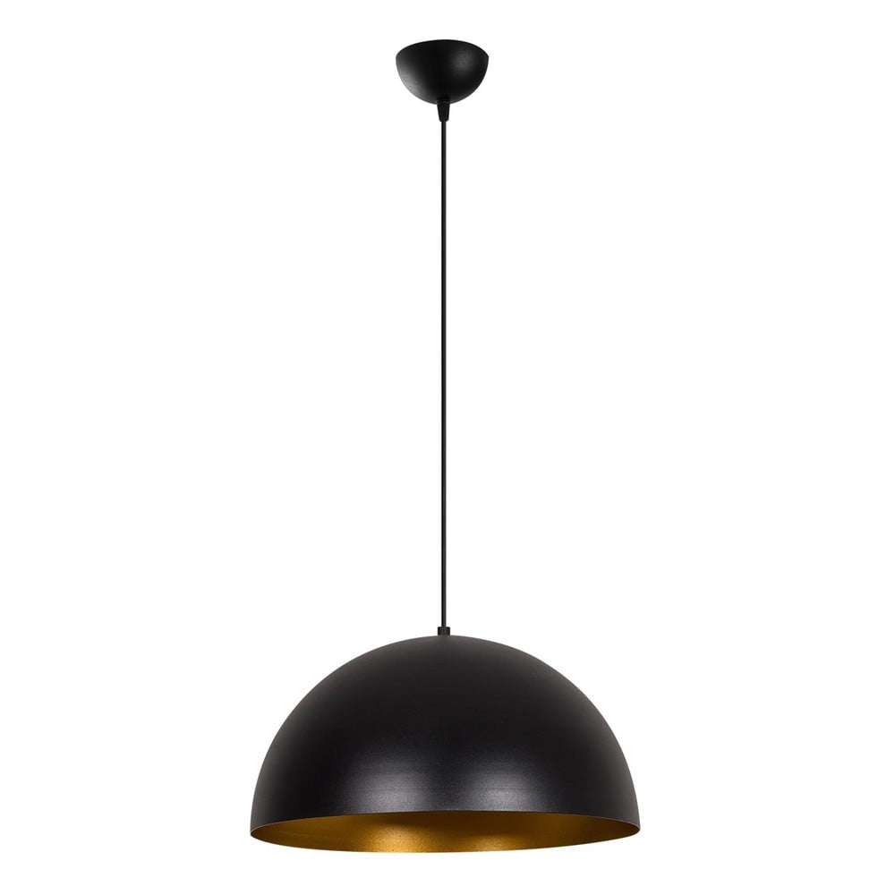 Fekete függőlámpa fém búrával ø 40 cm Coppa  Opviq lights