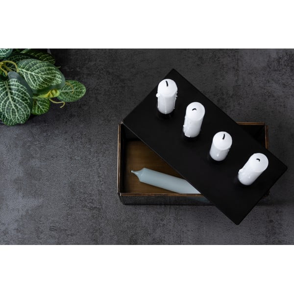 Üveg gyertyatartó  Boxed Rectangle – PT LIVING-image-3
