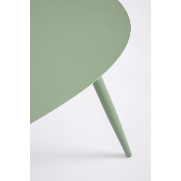 Acél kerti dohányzóasztal szett 2 db-os 73,5x77,5 cm Yvonne – Bizzotto-image-3