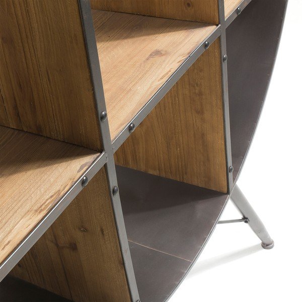 Helia szürke könyvespolc - Kave Home-image-4