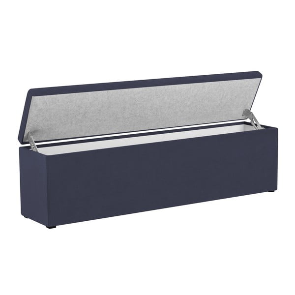 Ancona sötétkék ottomán, 160 x 47 cm - Mazzini Sofas-image-4