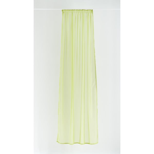 Sárga-zöld átlátszó függöny 140x245 cm Voile – Mendola Fabrics