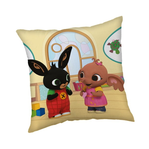 Gyerek párna 40x40 cm Bing Bunny  – Jerry Fabrics