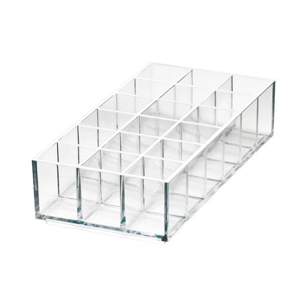 Újrahasznosított műanyag fürdőszobai rendszerező kozmetikumokhoz Lip Station – iDesign-image-4