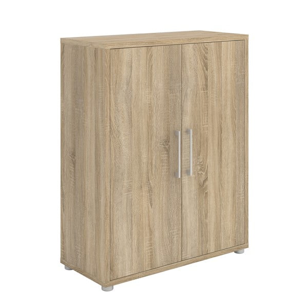 Natúr színű moduláris könyvespolc tölgyfa dekorral 89x113 cm Prima – Tvilum-image-4