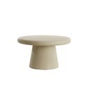 Bézs kerek dohányzóasztal ø 70 cm Kulona – Light & Living