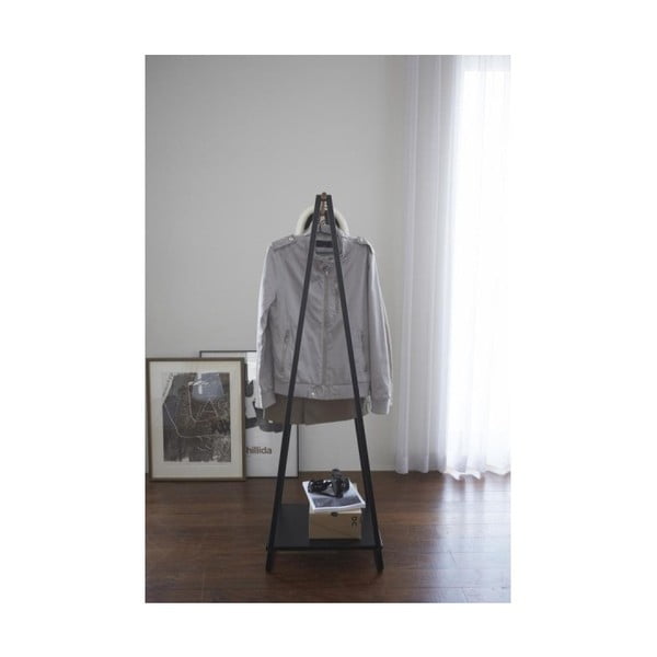 Fekete fém ruhatartó állvány Tower – YAMAZAKI-image-3