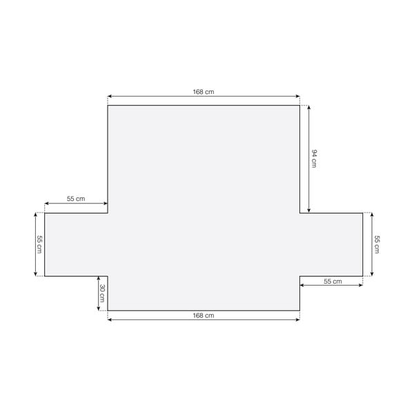 Piros háromszemélyes védő kanapé huzat Lounge – douceur d'intérieur-image-3