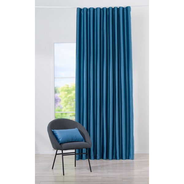 Kék függöny akasztókhoz 140x260 cm Canyon – Mendola Fabrics