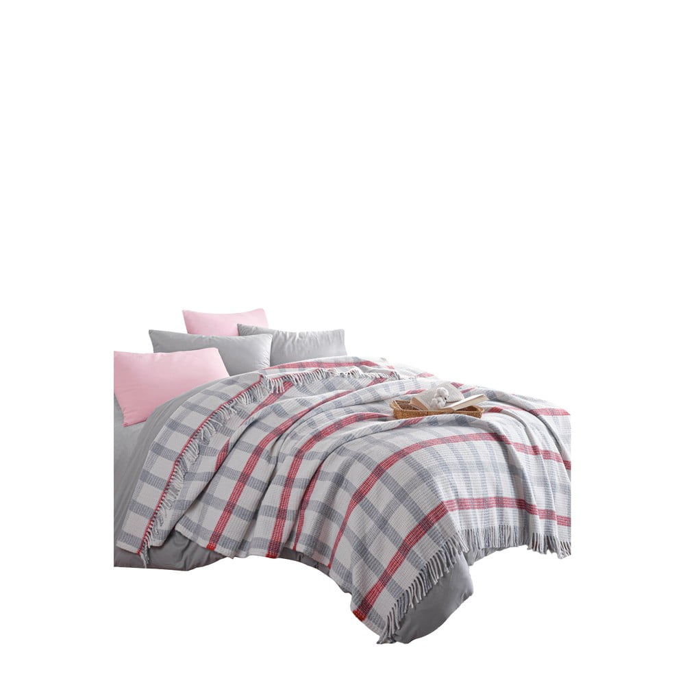 Szürke ágytakaró 180x220 cm Warm Soft  Mijolnir