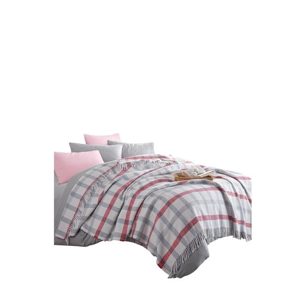 Szürke ágytakaró 180x220 cm Warm Soft – Mijolnir