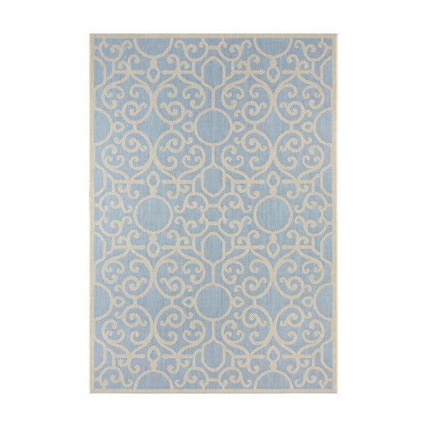 Nebo kék-bézs kültéri szőnyeg, 140 x 200 cm - NORTHRUGS